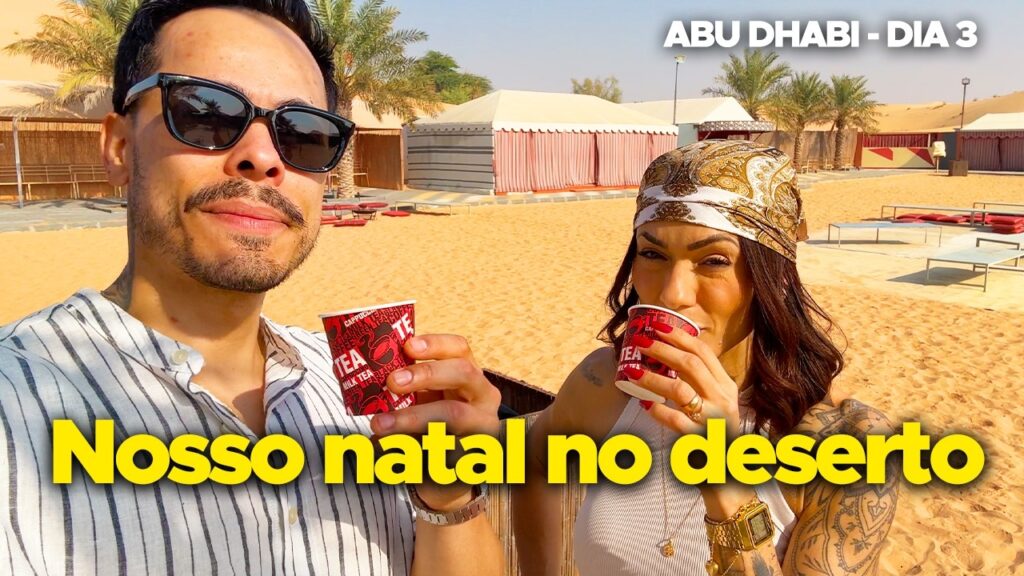 Vale a pena ir no DESERTO de Abu Dhabi e Passear de camelo? 🐫