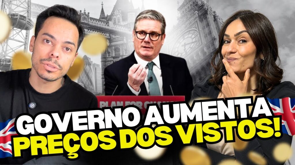 AUMENTO SURPREENDENTE | VISTO para o REINO UNIDO ficou MAIS CARO!