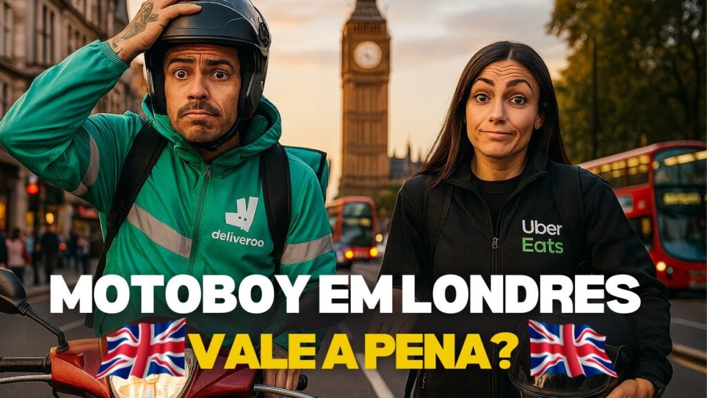 TRABALHAR como MOTOBOY em LONDRES | REAL situação em 2025