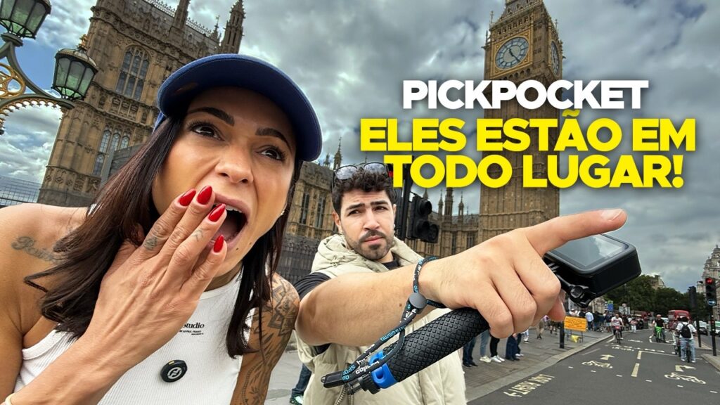 O BRASILEIRO que combate CRIMES em LONDRES! #pickpocketlondon