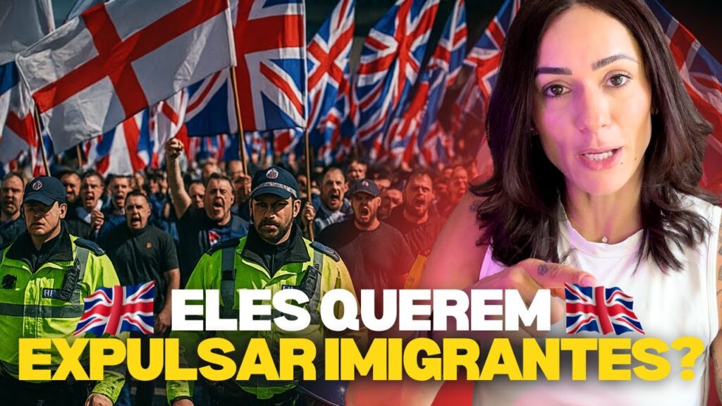 Protestos contra IMIGRANTES explodem no REINO UNIDO: O que está por trás da REVOLTA?
