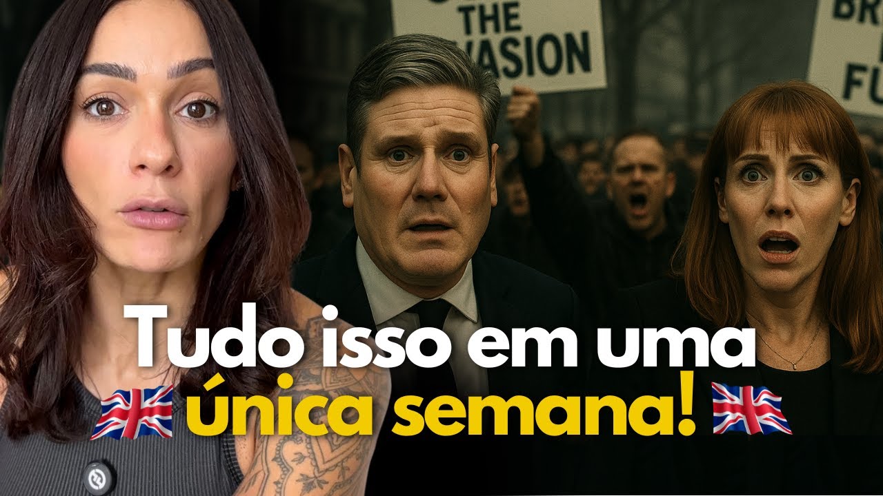 PROTESTOS, escândalos e ALERTA de segurança: O que está ACONTECENDO no REINO UNIDO?
