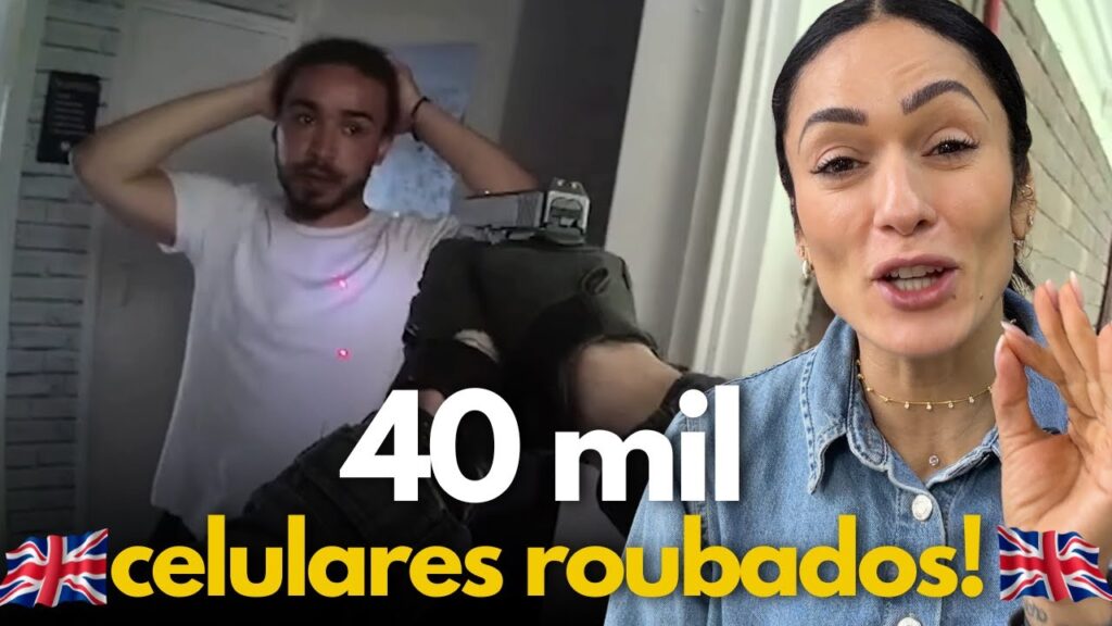 Quadrilha internacional presa por roubar mais de 40 mil celulares em LONDRES!