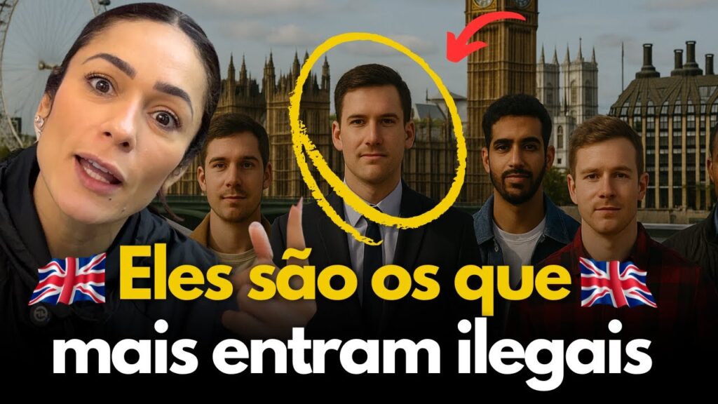 5 NACIONALIDADES que mais entram ILEGALMENTE no REINO UNIDO! 2025
