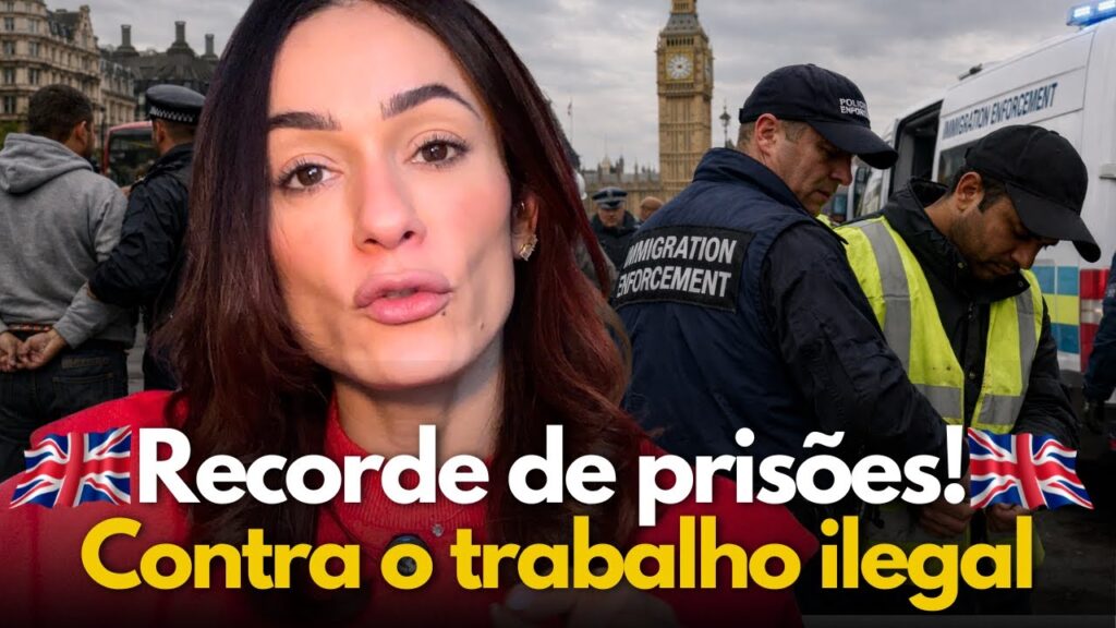 Governo intensifica as ações CONTRA o trabalho ILEGAL na INGLATERRA!