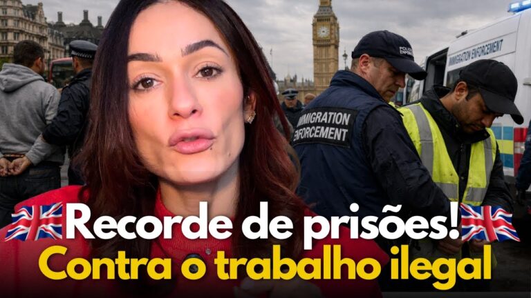 Governo intensifica as ações CONTRA o trabalho ILEGAL na INGLATERRA!