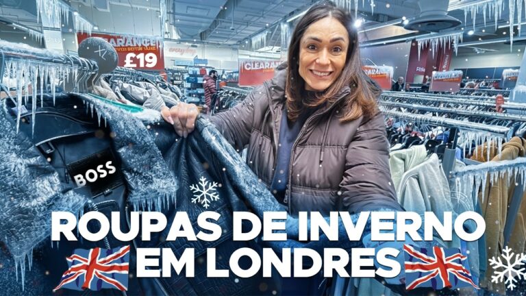 LONDRES em JANEIRO: Como é o CLIMA, como se vestir e PREÇOS das roupas de INVERNO