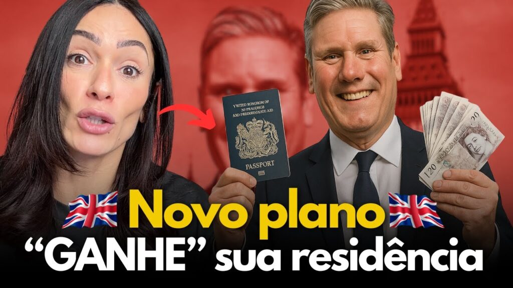 NOVO caminho para RESIDÊNCIA no REINO UNIDO: 3, 5, 10 ou 20 anos. ENTENDA TUDO!