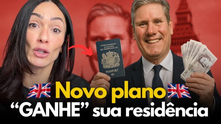 NOVO caminho para RESIDÊNCIA no REINO UNIDO: 3, 5, 10 ou 20 anos. ENTENDA TUDO!