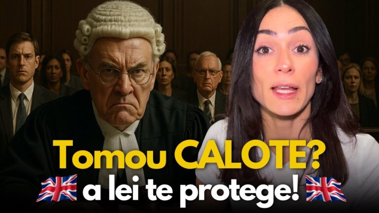 SE TE DEREM CALOTE NO UK, FAÇA ISSO! (Lei protege você)