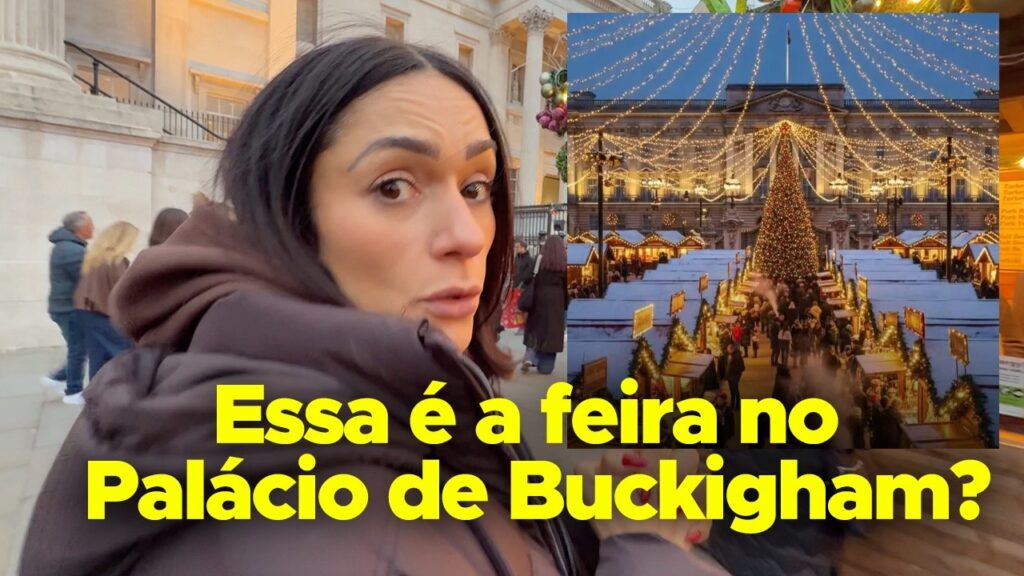 Você NÃO Vai ACREDITAR como LONDRES Fica no Natal! Feiras, Luzes e Preços