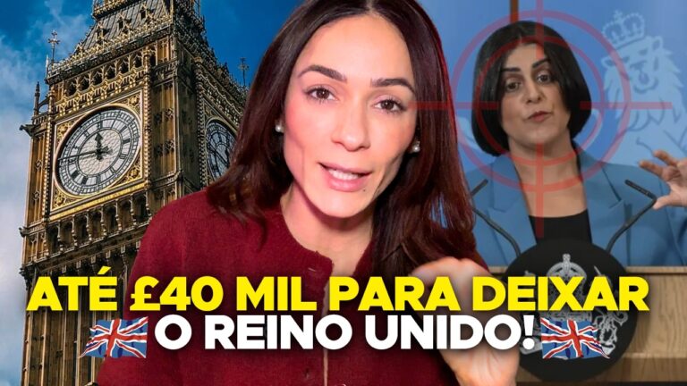 NOVO PLANO do governo para os IMIGRANTES ILEGAIS no Reino Unido!
