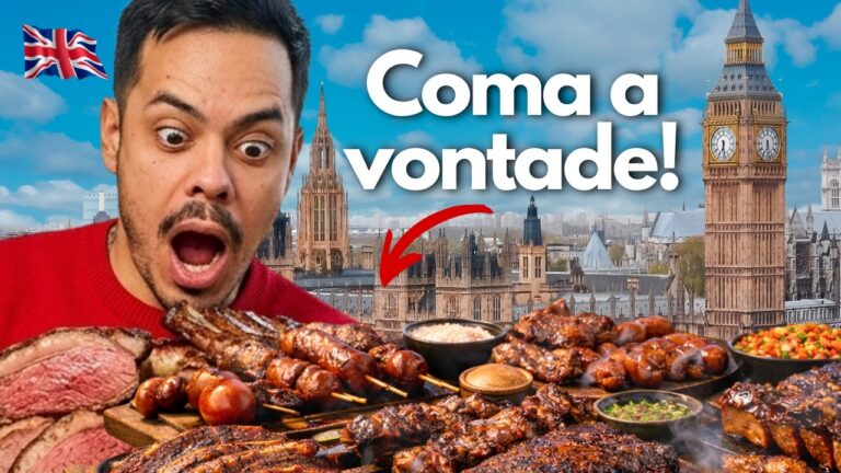 TUDO que a gente COMEU na CHURRASCARIA mais FAMOSA de LONDRES
