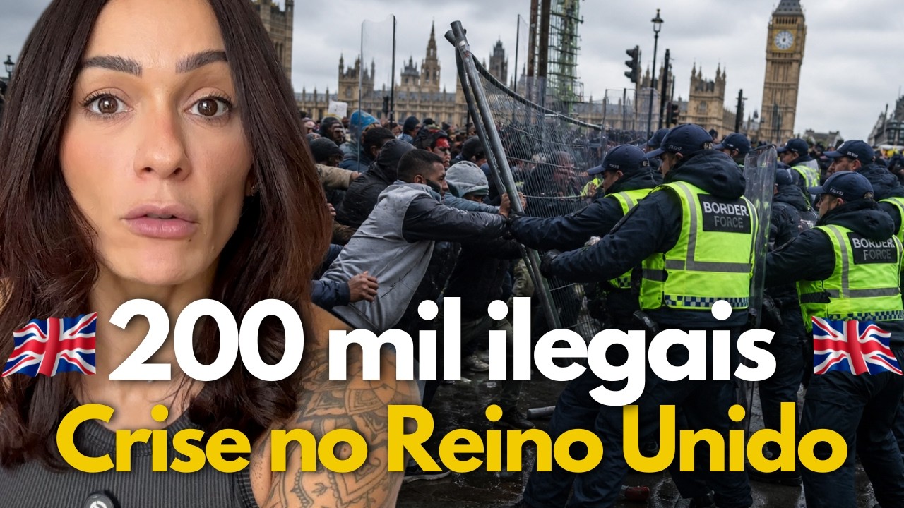 200 MIL ILEGAIS! O Reino Unido PERDEU o CONTROLE das fronteiras?