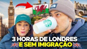 Início 11 De LONDRES até o PAÍS de Gales DE ÔNIBUS por £4 libras e SEM IMIGRAÇÃO!