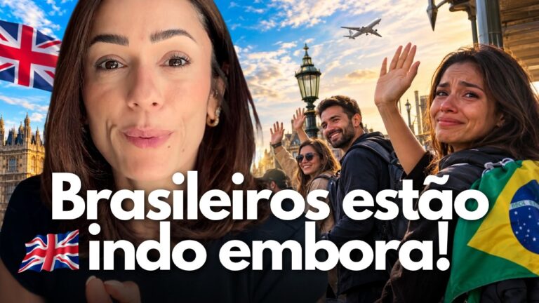 Brasileiros estão DESISTINDO da Inglaterra? Os números surpreendem