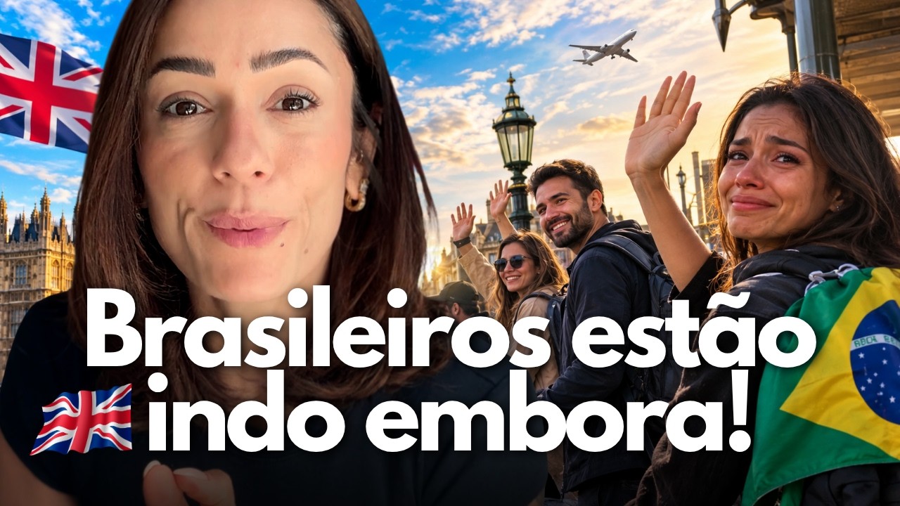 Brasileiros estão DESISTINDO da Inglaterra? Os números surpreendem