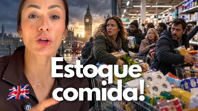 Governo britânico pede para população ESTOCAR COMIDA: o que está acontecendo?