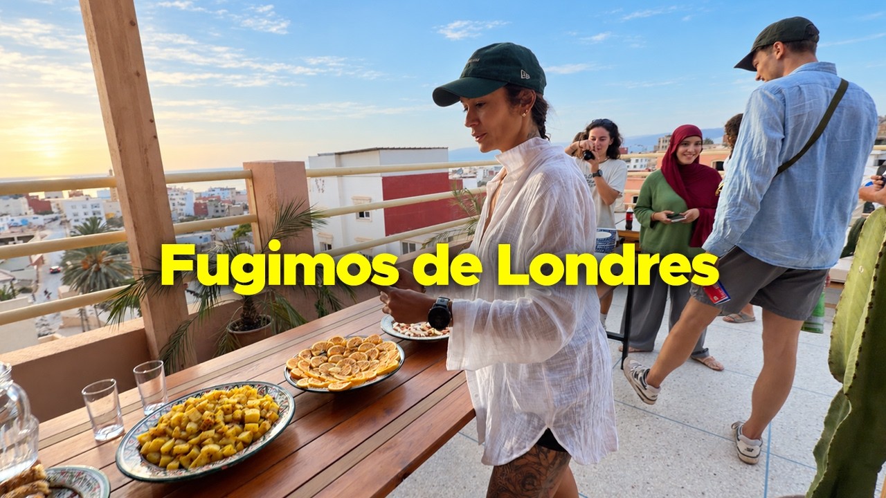 Saímos de Londres para viver 7 dias em um Surf Camp no Marrocos 🇲🇦